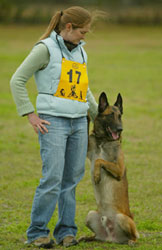 a picture of Dana and her dog Marco